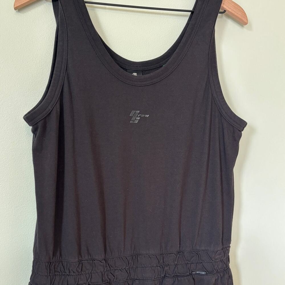 G-Star Black Sport GR Jumpsuit Size XL One Piece Tank Romper - Picture 4 of 10